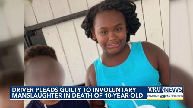 Driver pleads guilty to involuntary manslaughter in death of 10-year-old girl