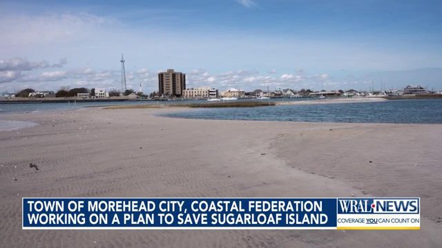 Town of Morehead, Coastal Federation team up to save Sugarloaf Island