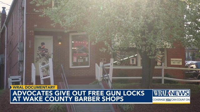 Advocates give out free gun locks at Wake County barber shops   