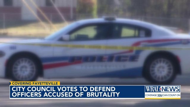 Fayetteville City Council votes to defend officers accused of brutality