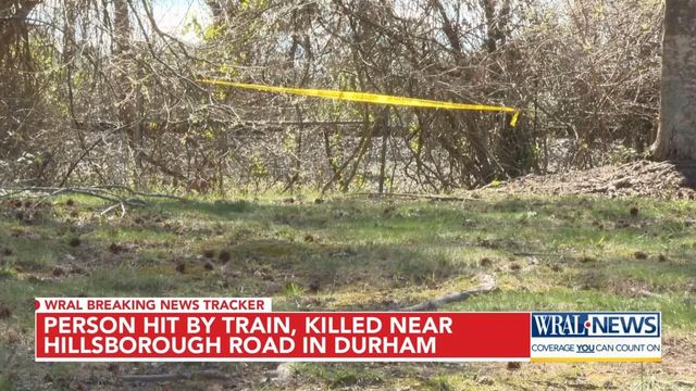 Person hit, killed by train near Hillsborough Road in Durham