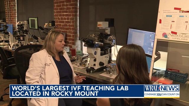 World's largest IVF teaching lab located in Rocky Mount