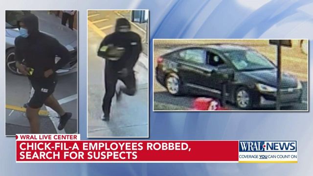 Chick-fil-A employees robbed, search for suspects 