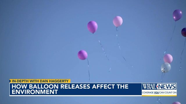 How balloon releases affect the environment