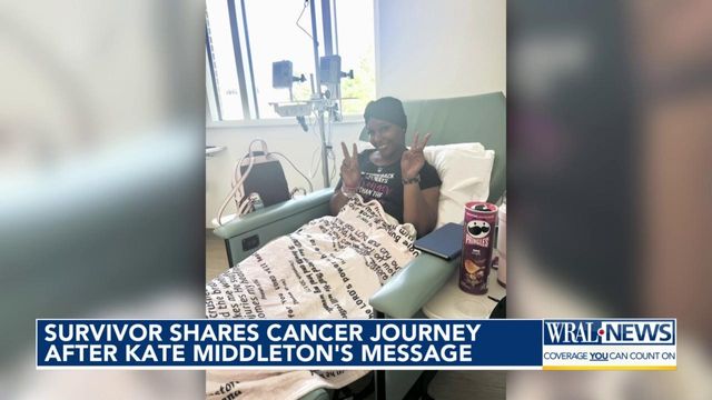 Survivor shares cancer journey after Kate Middleton's message  