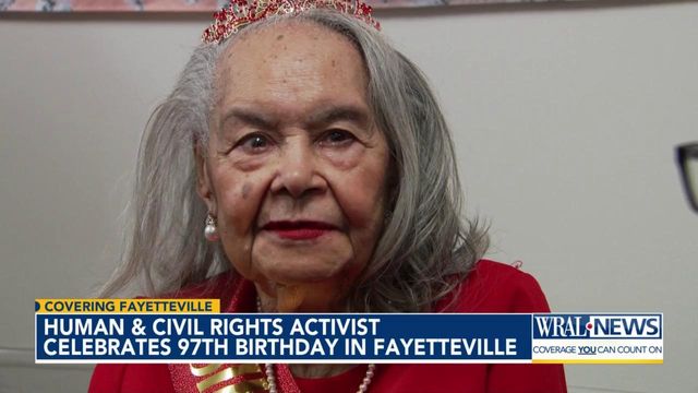 Human & civil rights activist celebrates 97th birthday in Fayetteville