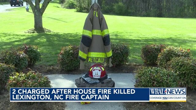 2 Charged after house fire killed Lexington, NC fire captain  