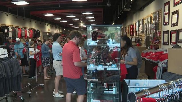 Red and White Shop sees surge in business with NC State teams in Final Four