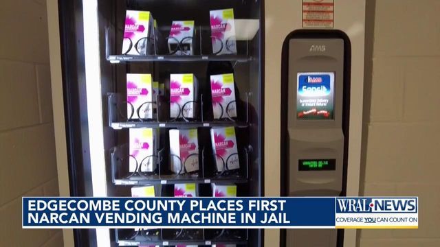 At Edgecombe County jail, overdose reversal drug available in a vending machine