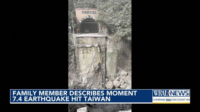 7.4-magnitude earthquake rocks Taiwan, family member shares fear felt in the moment