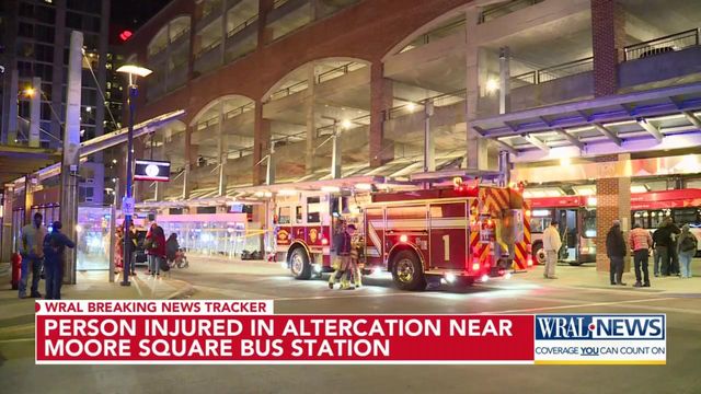 Person injured in altercation near Moore Square bus station  