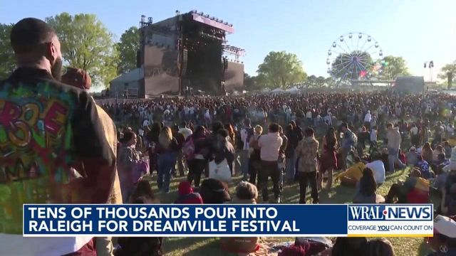 Tens of thousands pour into Raleigh for Dreamville Festival 