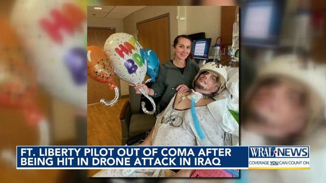 Ft. Liberty soldier out of coma after being hit in drone attack in Iraq