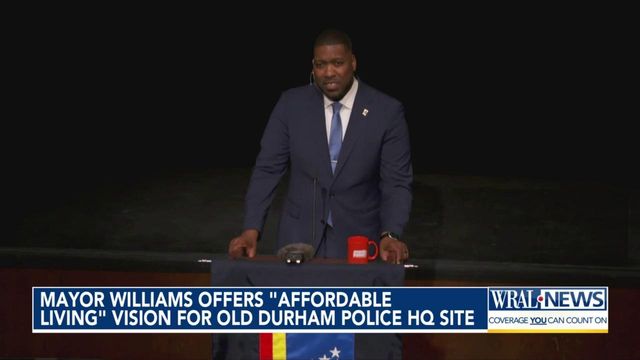 Mayor Williams offers 'affordable living' vision for former Durham PD police station