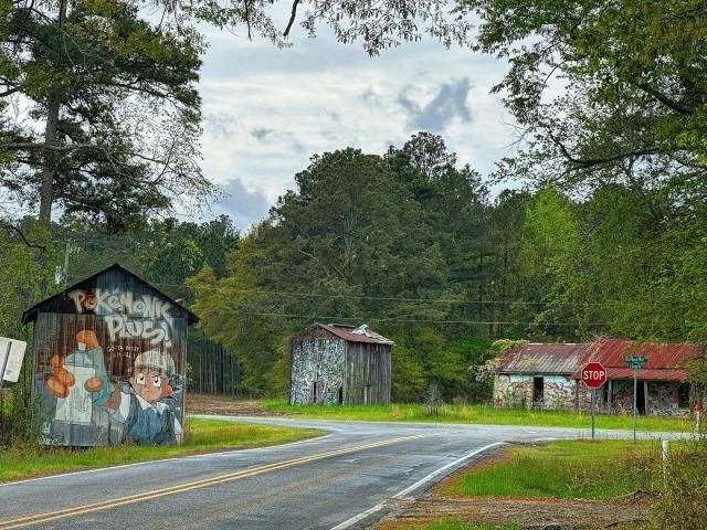 tobacco barn cameron tx Hidden murals: Abandoned tobacco barns have secret artwork from decades ago  :: WRAL.com