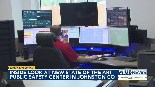 Inside look at new state-of-the-art public safety center in Johnston County