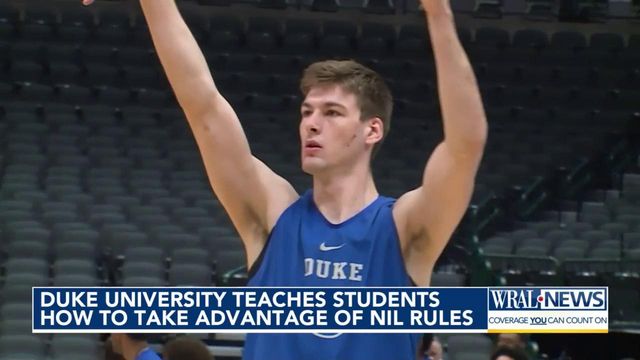 Athletes, influencers, entrepreneurs take class on NIL at Duke