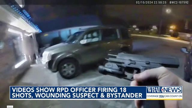 Video shows Raleigh officer warn man multiple times before firing his gun
