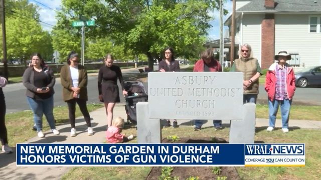 New memorial garden in Durham honors victims of gun violence 