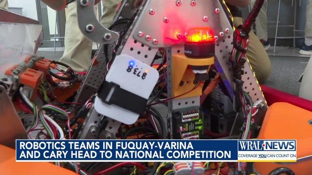 Robotics teams from Triangle head to national competition