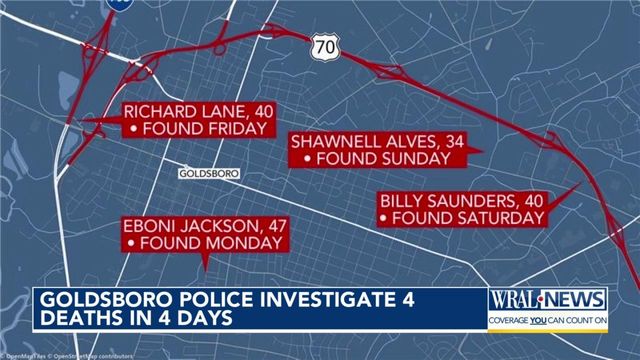 Goldsboro police investigating four deaths in four days