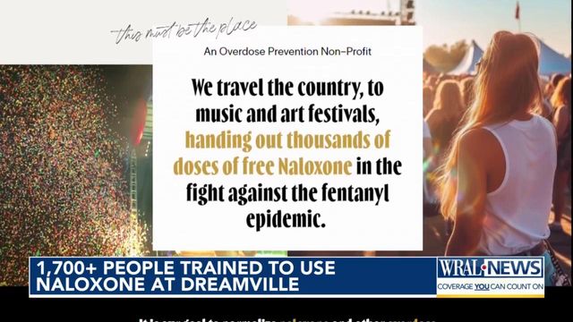 Thousands learned to save lives, prevent overdose during Dreamville concert