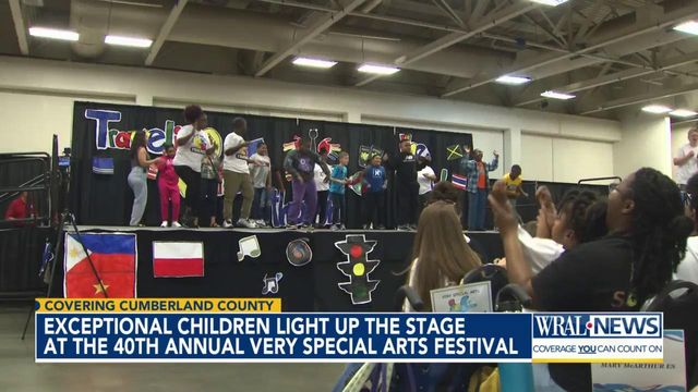 Exceptional children light up the stage at the 40th Annual Very Special Arts Festival 