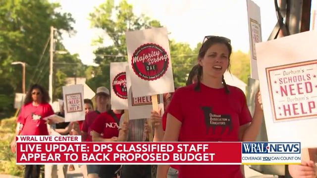 Thursday, the Durham Association of Educators is holding a rally before the Durham Public School Board's budget meeting. Educators are again calling for better pay. 