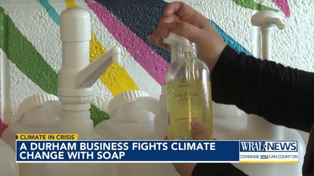 A Durham business fights climate change with soap 