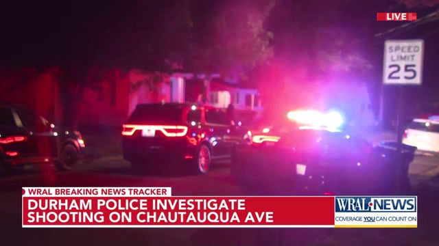 Durham police are investigating a shooting Thursday night on Chautauqua Ave. 