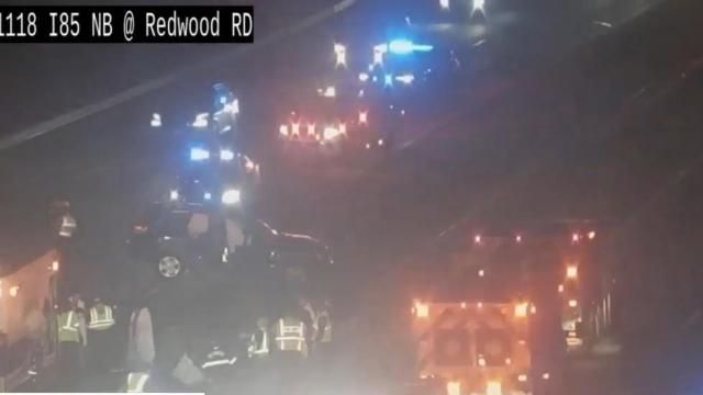 All lanes of I-85 were closed in both directions on Saturday morning due to a crash in Durham County.