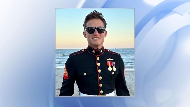 Marine who died during training exercise honored with wreath laying