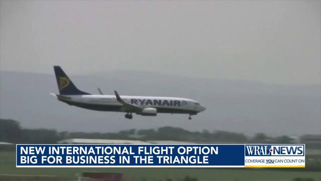 New international flight option big for business in the Triangle 