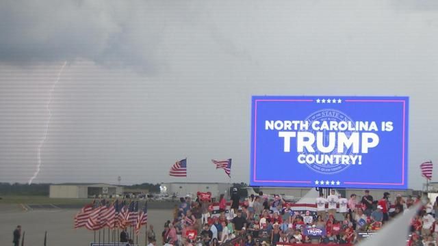 Trump rally canceled due to severe weather