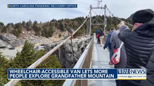 Grandfather Mountain's Mile High Swinging Bridge will soon become more accessible to people with disabilities 