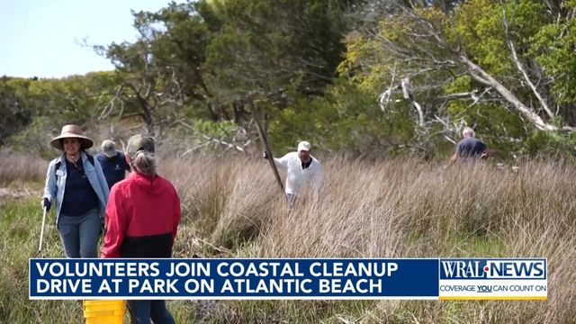 Volunteers clean up around 1,500 pounds of litter along NC coast
