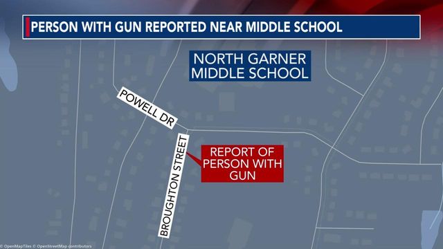 Person with gun reported near middle school