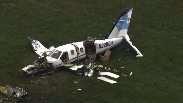 RDU plane crash: UNC pilot and physician injured, 70 delays at airport