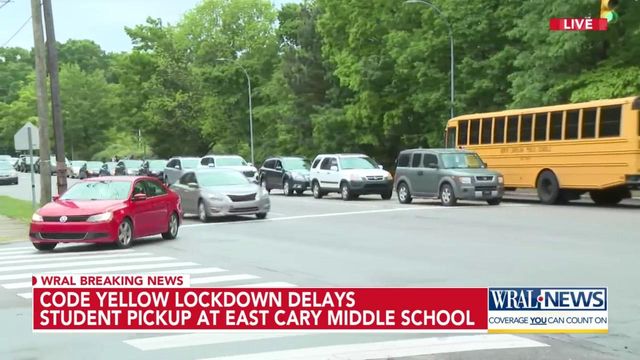 Lockdown delays student pickup at East Cary Magnet Middle School