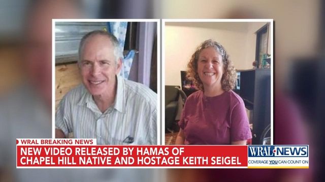 New video released by Hamas of Chapel Hill native and hostage Keith Seigel 