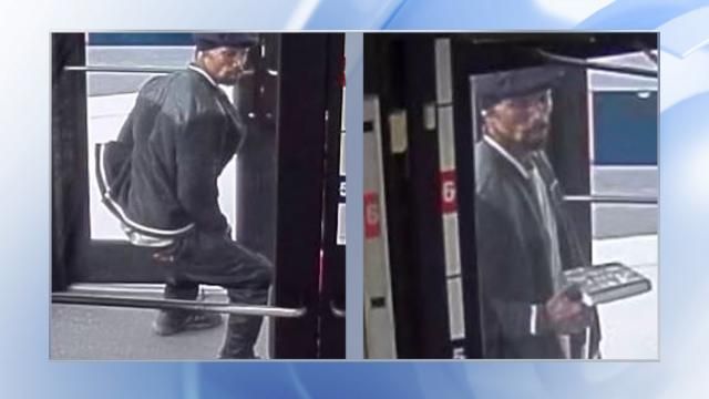 Police say the man, pictured here, robbed an 83-year-old woman on Friday, April 26, at an ATM in Rocky Mount.