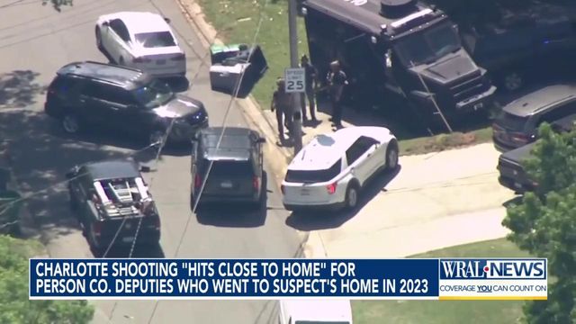 Charlotte shooting 'hits close to home' for Person County deputies who went to suspect's home in 2023