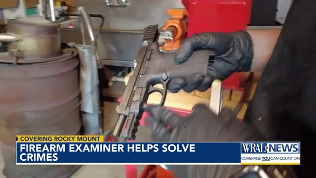 Firearm examiner helps solve crimes 
