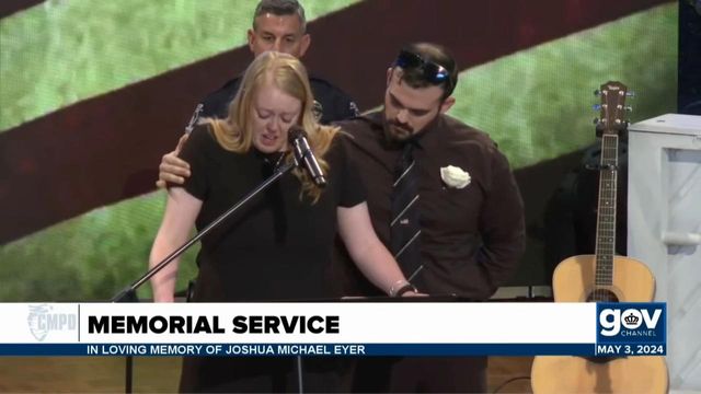 'A beautiful life:' Hundreds gather for memorial service for officer killed in Charlotte 