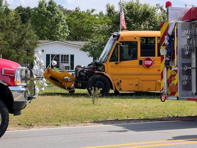 Driver charged with hit-and-run after school bus crash Friday in ...
