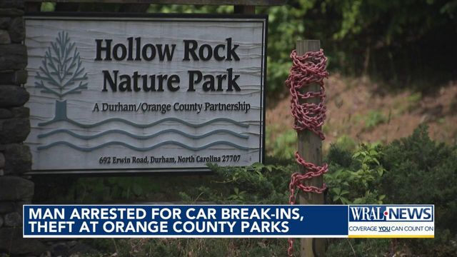 Man charged in car break-ins at Orange County parks