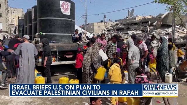 Israel briefs US on plan to evacuate Palestinian civilians ahead of potential operation in Gaza