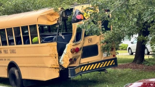 Several students injured in school bus crash in Johnston County (Photo: John Payne)