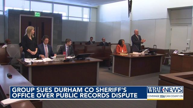 Group sues Durham County Sheriff's Office over public records dispute
