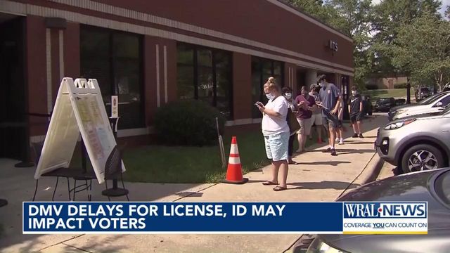 DMV delays for license, ID may impact voters